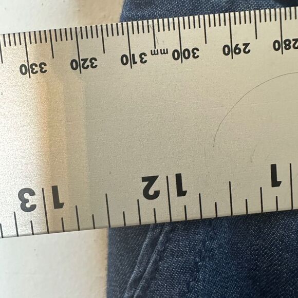 Tahari Women's XS Blue Jogger Chambray Pants Casual Comfort Stretch Fit - Picture 7 of 8